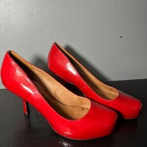 Elegant Red Women's Heels
